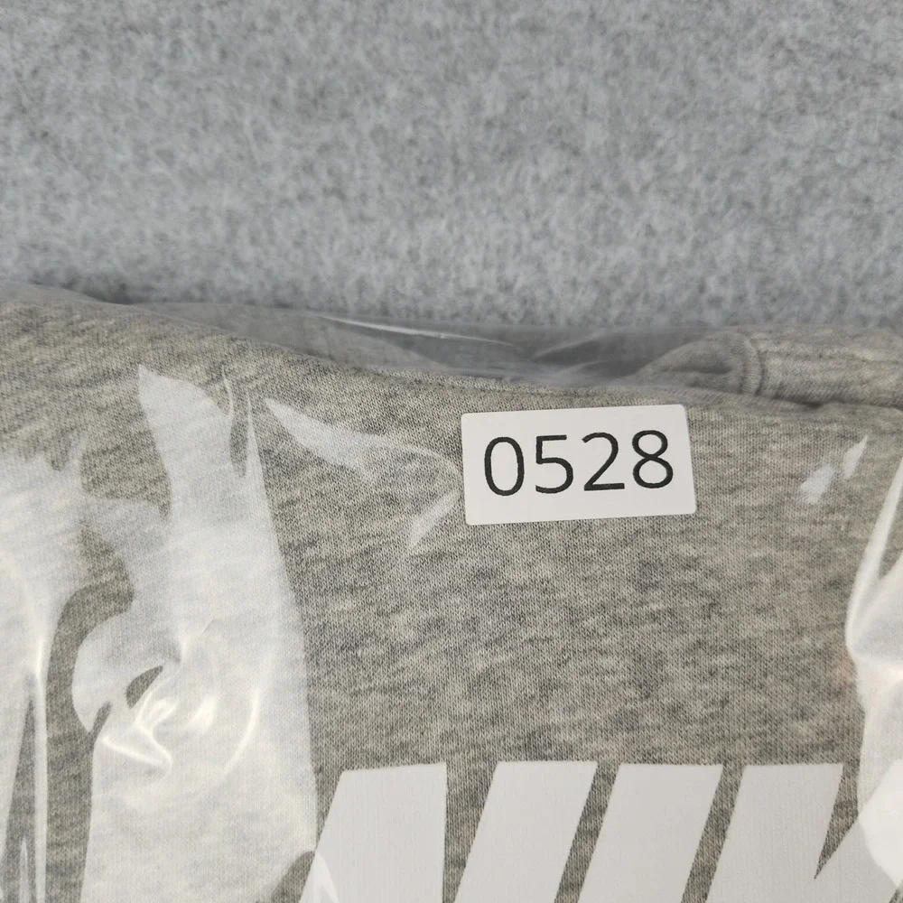 Nike Sportswear‎ Mens Hoodie Grey Heather Futura Logo Pullover Sweatshirt Medium